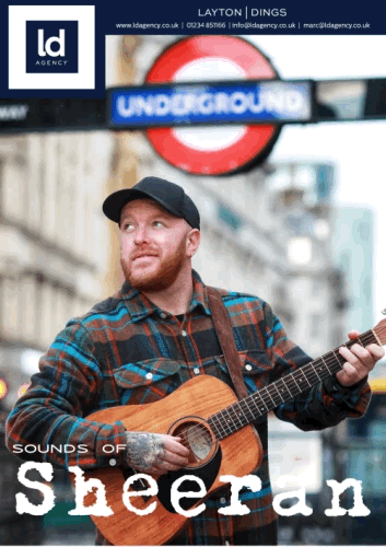 Sounds Of Sheeran performing at Priory Hill in Leysdown, Kent